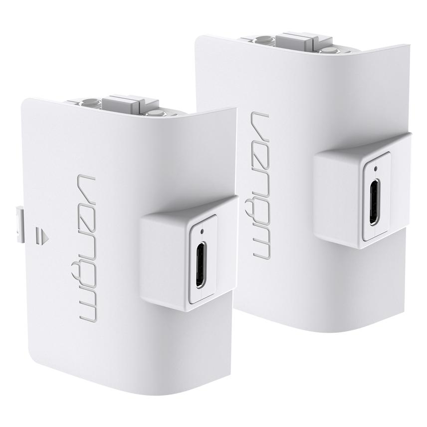 Venom Akumulatory do padów Xbox Series białe (2szt) + 3-metrowy kabel (Xbox One S, Xbox Series S, Xbox Series X) (VS2872)