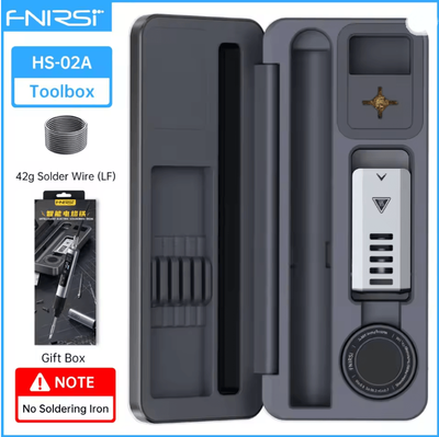 Inspire Essentials FNIRSI HS02 Smart Soldering Iron 100W With Adjustable Temperature And PD QC Fast Charging hs 02a Only Toolbox