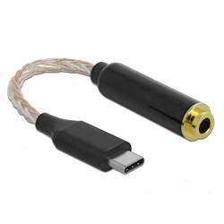 Delock USB-C®, Audio Adapter [1x USB-C® Stecker - 1x Klinkenbuchse 3.5 mm] 66302 12.5 cm