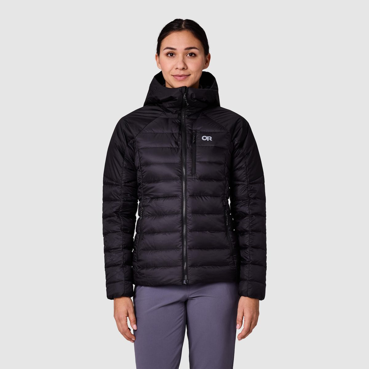 Outdoor Research Women's Helium Down Hoodie black (0001) L 3227600001008