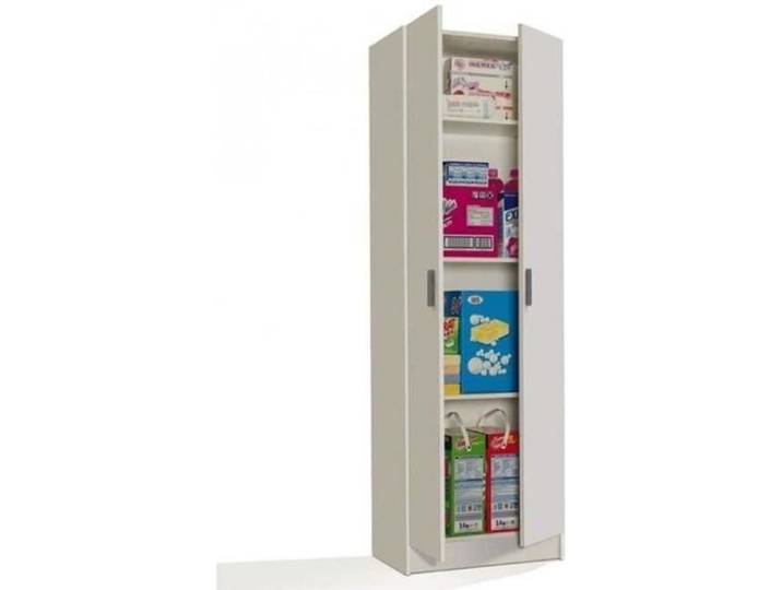 Armoire de rangement coloris Blanc - 180 x 59 x 37 cm