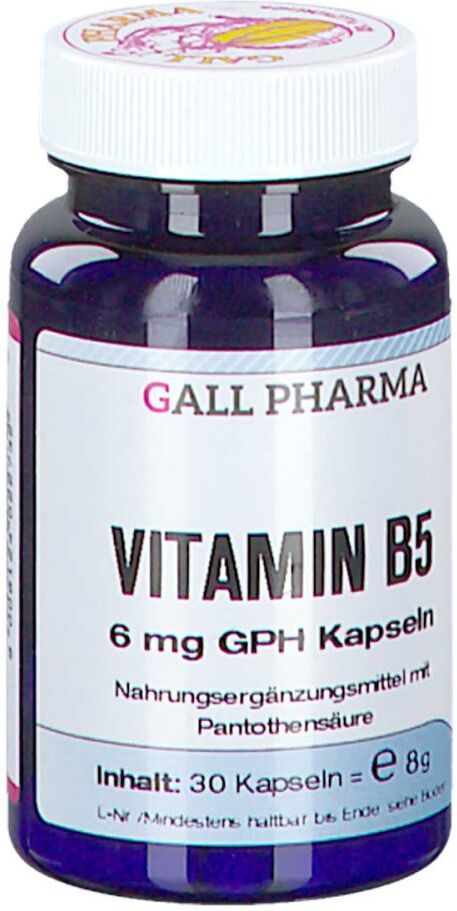 Vitamin B5 6 mg Gph Kapseln
