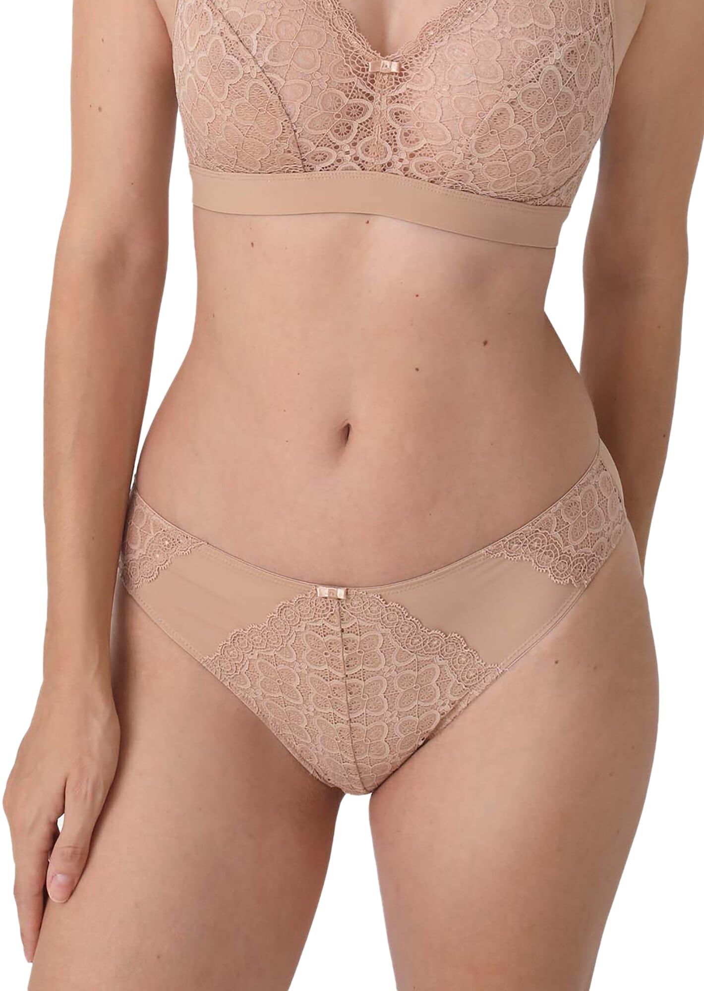 Slip SASSA "3er Pack Slip Happy Choice", Damen, Gr. 36, 3 Stk., Mikrofaser, beige (sand), Mikrofaser, , figurbetont, Unterhosen Slip