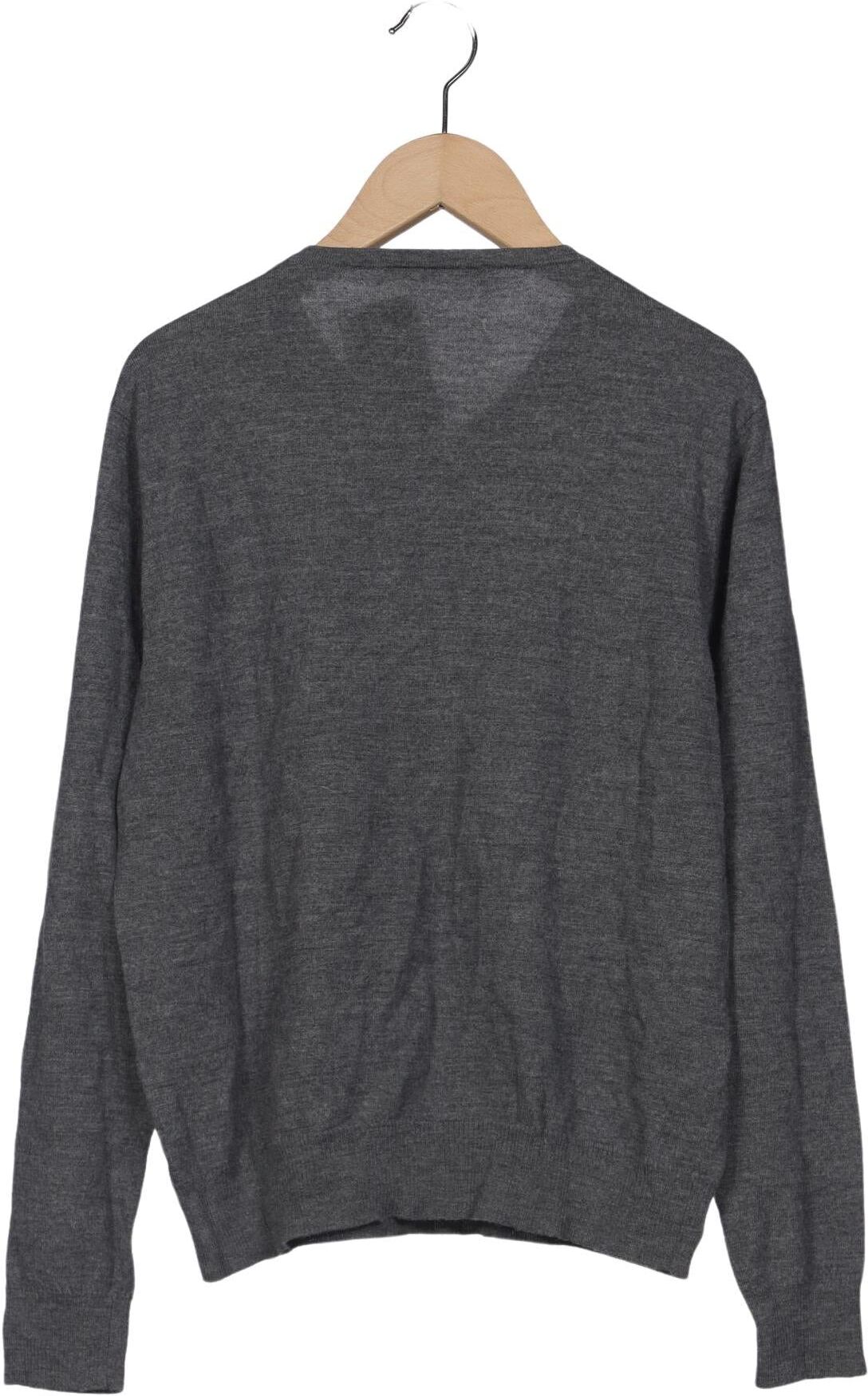 Hugenberg Damen Pullover, Grau, Gr. L, Merino - Second Hand