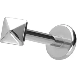 Titan Labret mit Push Fit PYRAMIDE