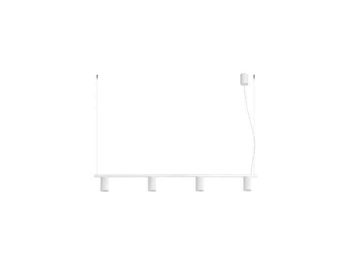 Design Hängelampe „Karbon“ 4-flammig Weiss Sollux Lighting