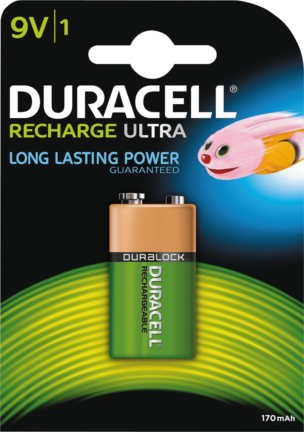 Duracell 2-Power HR9V Oplaadbare NiMH 9V Batterij Groen