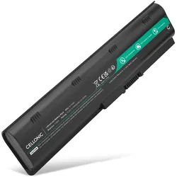 Cellonic Akku für HP Pavilion Dv6, Dv7, Compaq Presario CQ58, CQ57, Dv3-4000, Envy (4400 mAh), Notebook Akku, Schwarz