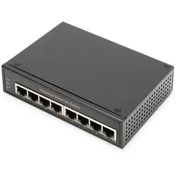 Digitus 8 Port Gigabit Ethernet Netzwerk Switch,Industrial, Unmanaged