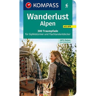 KOMPASS Wanderlust Alpen, Taschenbuch von , Kompass-Karten
