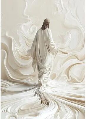 Uplift Essentials Sacred Heart & Holy Shepherd Canvas Art   Religious Belief Wall Decor style 2 28 X 39 In