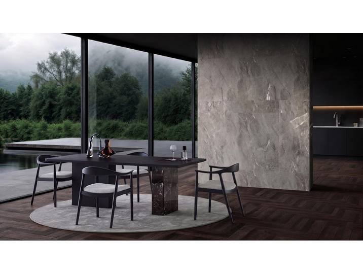 JVmoebel Esstisch Design Esstisch Set Stühle Modern Schwarz Exklusiv Esszimme, Made in Europa
