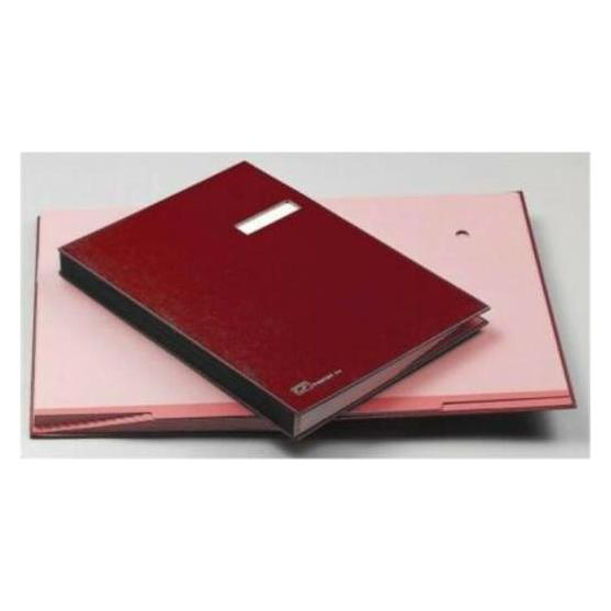 Fraschini 618-DR Kunstleder Mappe Rot (1x) (618-DR)
