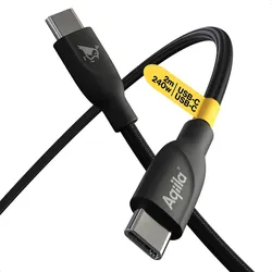 Aqiila® CB12 Ladekabel 240W schwarz