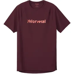Nnormal, Herren, Velotrikot, Race T-shirt 02 Burgundy (S), Rot, S