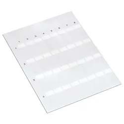 Wago 211-150 Selbstlaminierende Etiketten,weiß 211150  - 20 Stück