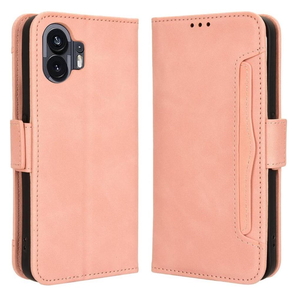Cover-Discount Nothing Phone (2) - Etui mit vielen Kartenfächer rosa (Nothing Phone (2)) (660154113C)