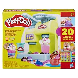 Play-Doh Playdoh Rainbow Shimmer Café Spielset (G04475L40)