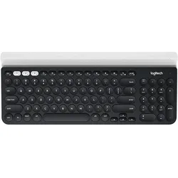 Logitech K780 Multi-Device Tastatur – Kabellos, USB, Bluetooth, Deutsch, schwarz/weiß Design