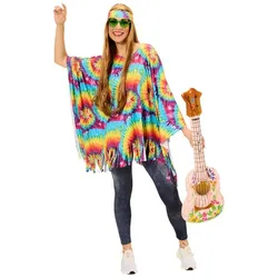 Poncho "Batik" für Erwachsene