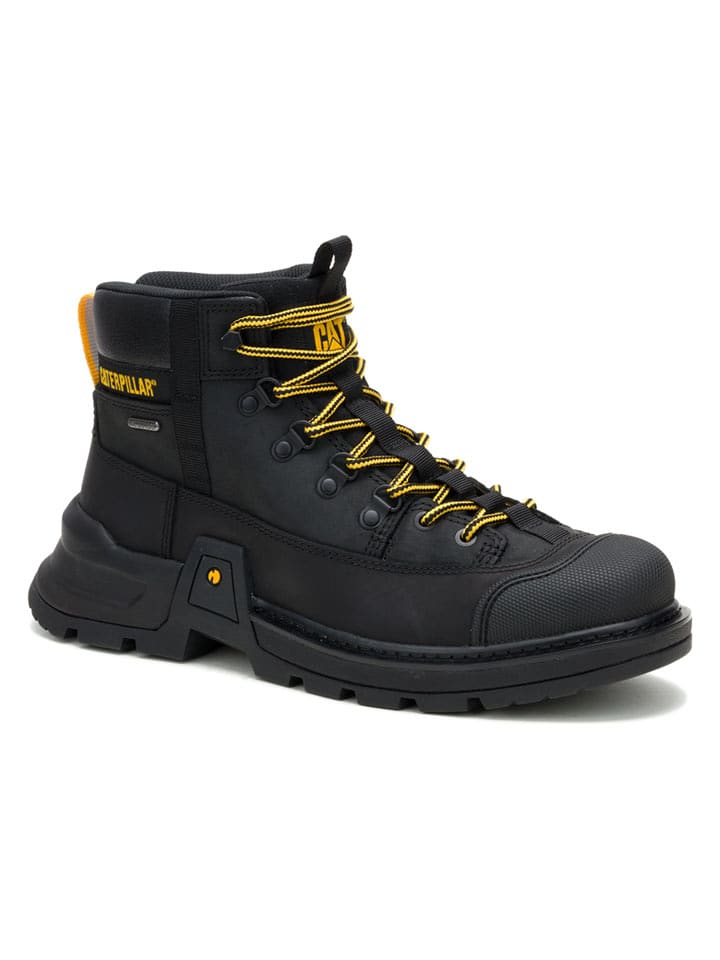 CAT Leder-Trekkingschuhe "Colorado Expedition" in Schwarz - 43