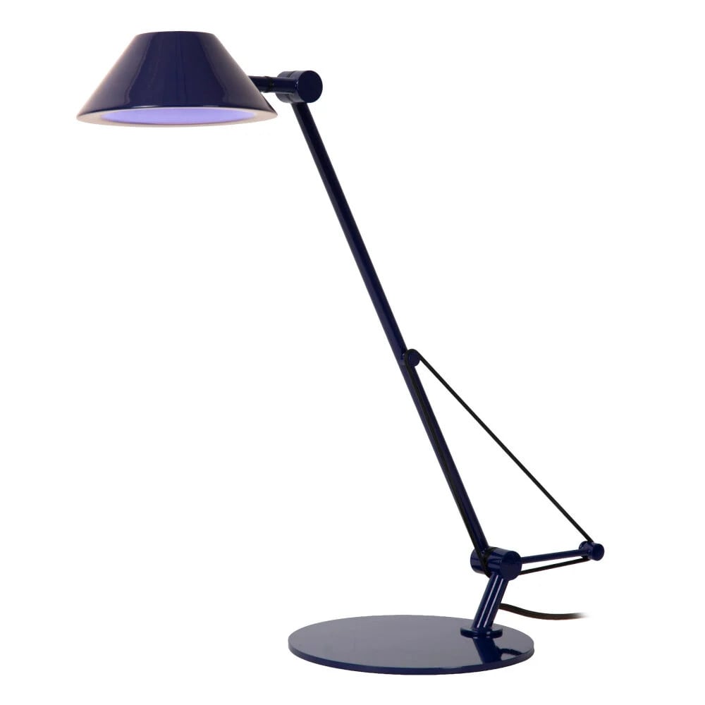 Lucide TERRY Bureaulamp LED 1x8W 3000K Blauw