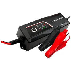 Kraftwerk, Autobatterie Ladegerät, Professionelles Smart Batterie Ladegerät (4 A, 12V, 6V)