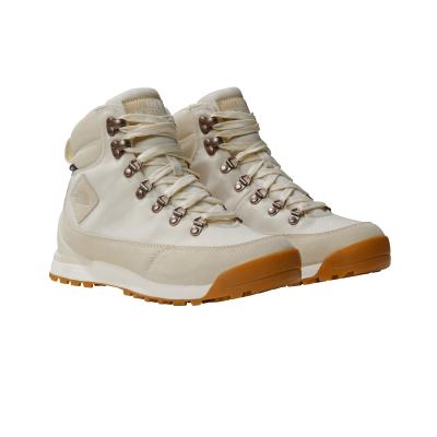 Schnürboots THE NORTH FACE "W BACK-TO-BERKELEY IV TEXTILE WP", Damen, Gr. 39,5, weiß (weiß dune, weiß dune), Leder, Textil, Schuhe Schnürboots, wasserdicht,winddicht,atmungsaktiv