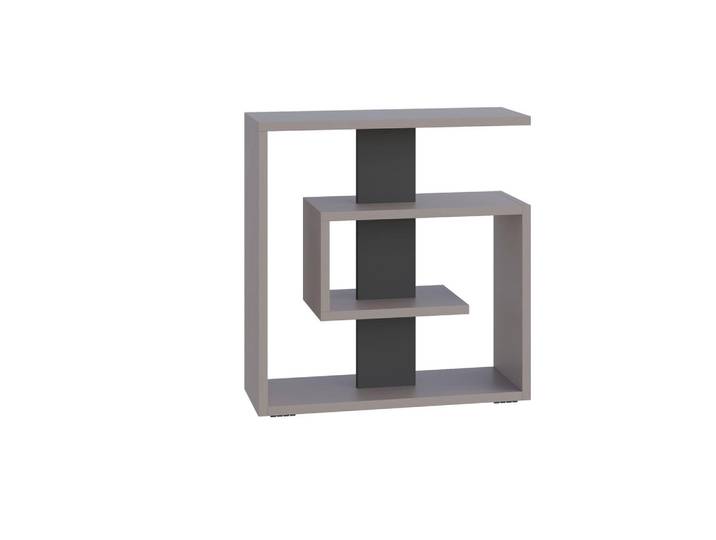 Livetastic Beistelltisch, Anthrazit, Mokka, Holzwerkstoff, rechteckig, 20x57x55 cm, Wohnzimmer, Wohnzimmertische, Beistelltisch, Beistelltische eckig