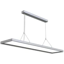 ISOLED LED Pendelleuchte OFFICE PRO Up+Down, BAP-ggeignet, UGR 90, 1-10V dimmbar, Silber ISO-113248