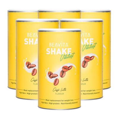 Beavita Profi Diät-Paket, Caffè Latte 6x572 g Pulver