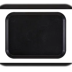 Cambro Polypropylen Fastfood Serviertablett schwarz 41x30cm