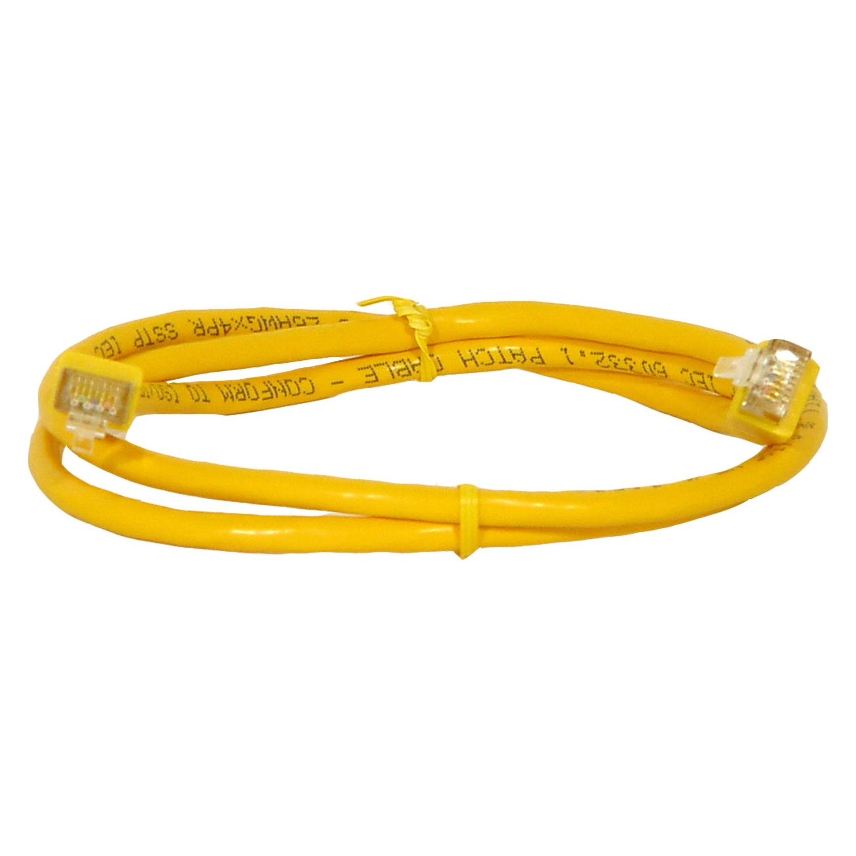 Goobay CAT 6 Patchkabel, S/FTP (PiMF), Gelb, 1 m (1 m) (68300)