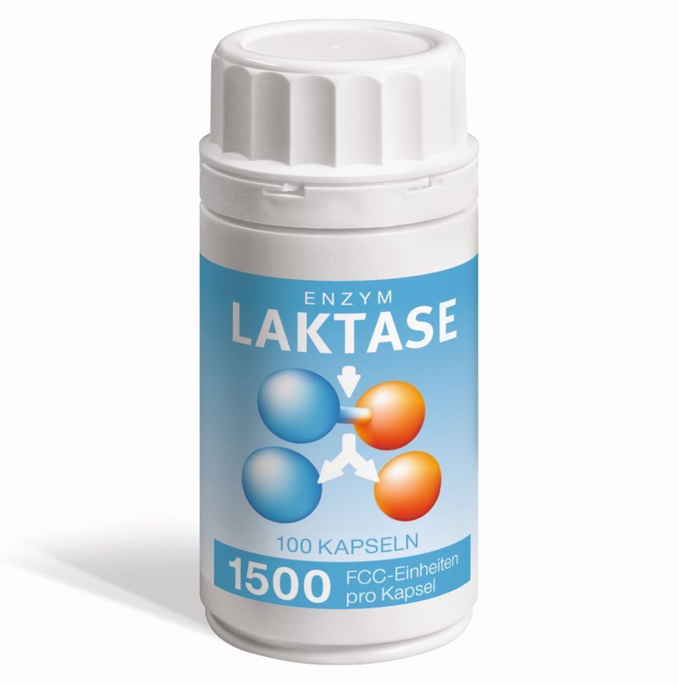 Laktase 1.500 FCC Enzym Kapseln 100 St