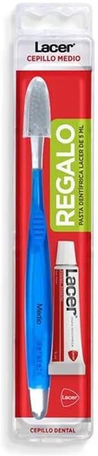 Lacer Cepillo Dental Medio + Pasta Dentífrica 5 ml Vermelho