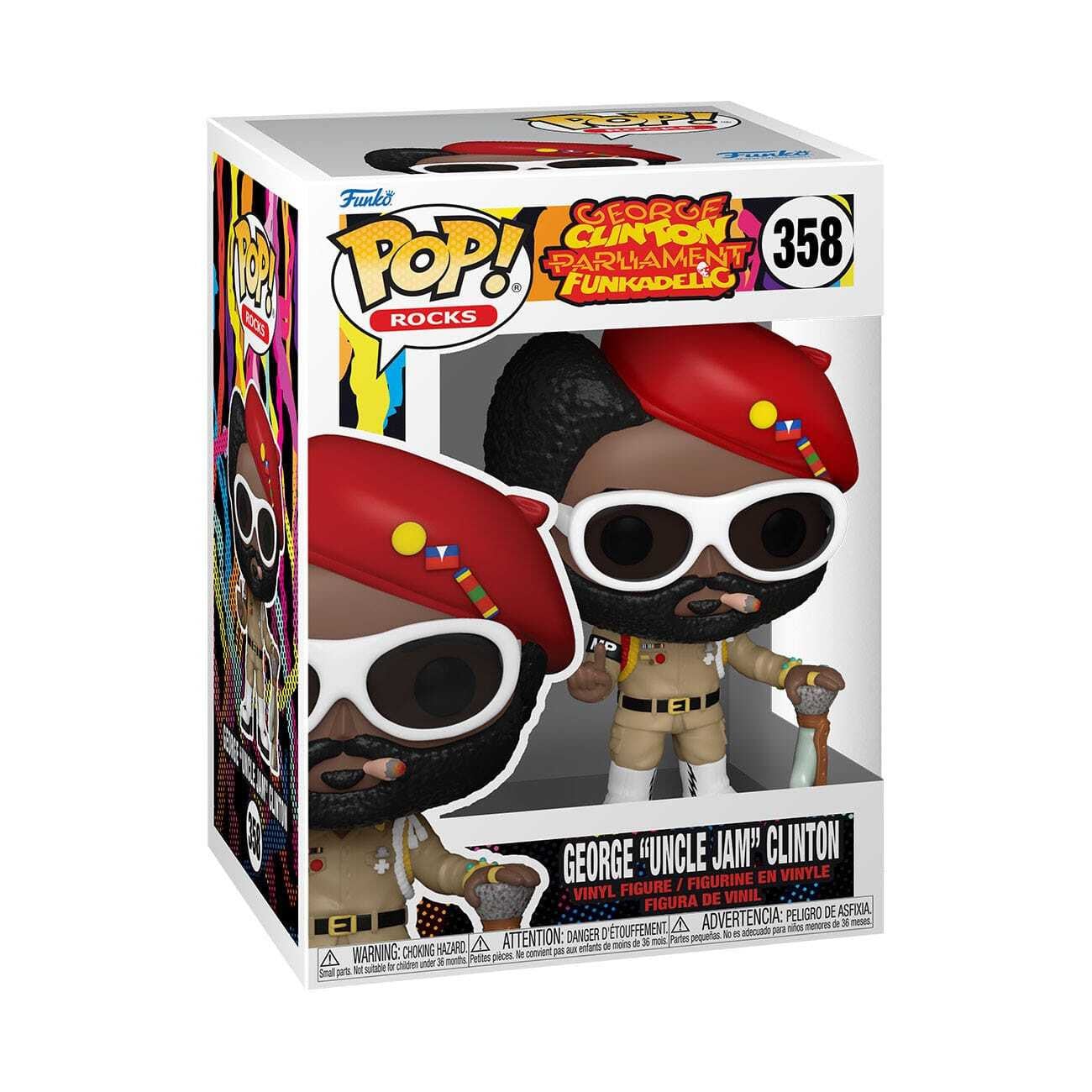 Funko Pop! Vinyl figuur Parliament Funkadelic - George Uncle Jan Clinton 358