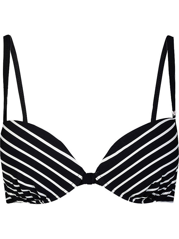 SHORT STORIES Bikini-Oberteil in Schwarz/ Weiß - 40A-Cup