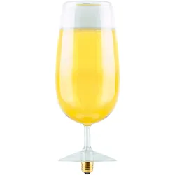 SEGULA LED-Leuchtmittel "LED Floating Beer foam", Energieeffizienz: F (A-G), weiß, L:34cm Ø:13cm, Leuchtmittel, handmade