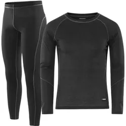 Fristads, Herren, Funktionsshirt, Unterwäsche-Set 7416 UE Grösse 2XL Schwarz (XXL), Schwarz