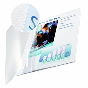 Leitz impressBIND Buchbindemappen A4 10.5 weiß, 10 Stück