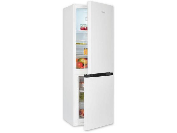 exquisit Kühl-/Gefrierkombination KGC231-60-E-050C, 144 cm hoch, 47,4 cm breit