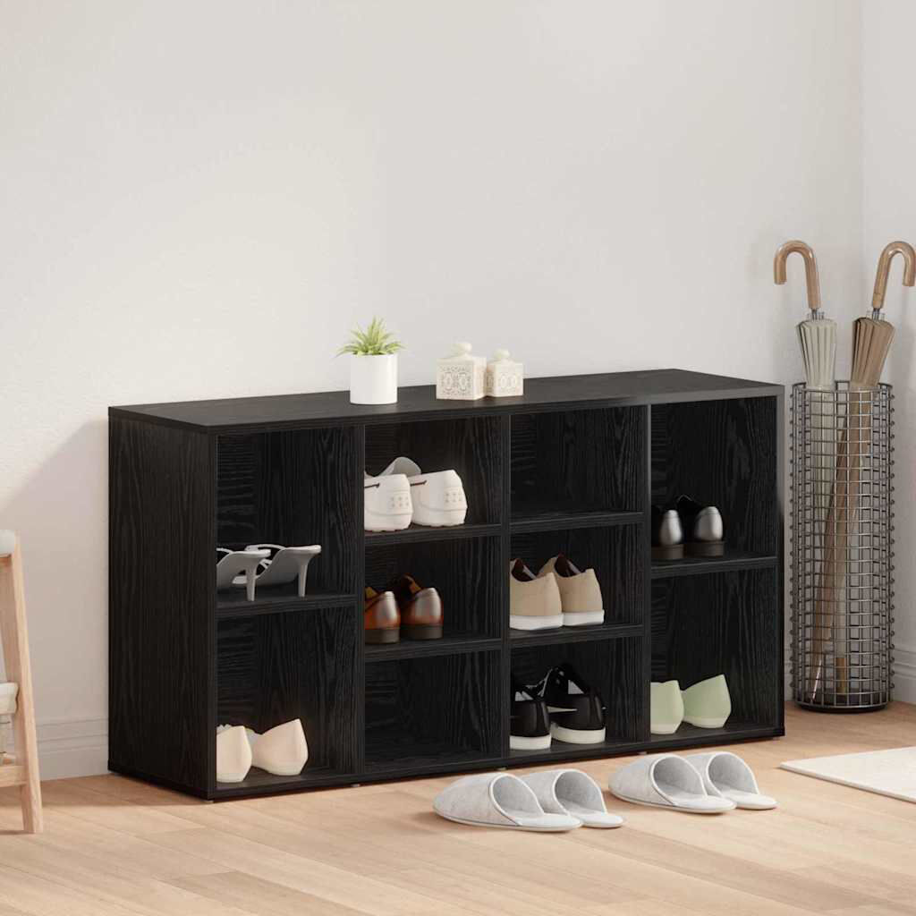 Natur Pur Shoe Bench Other 103 X 30 X 54.5 Cm Engineered Wood Black Oak 10