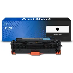 Toner kompatibel mit HP 312X (CF380X) - Schwarz - Hohe Kapazität
