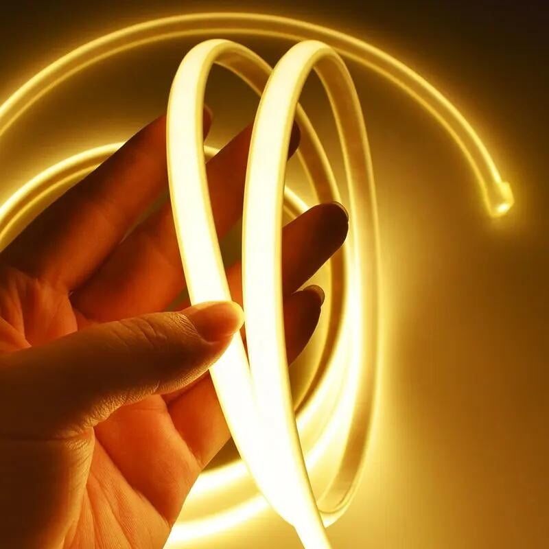 Optonica Ruban LED COB 50M Milky 220V 288LED/m - Blanc Froid 6000K - 8000K