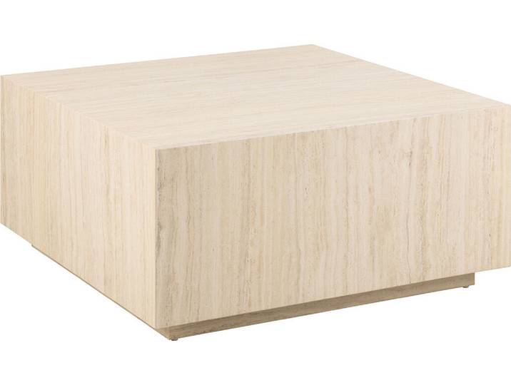 Dice table basse beige.