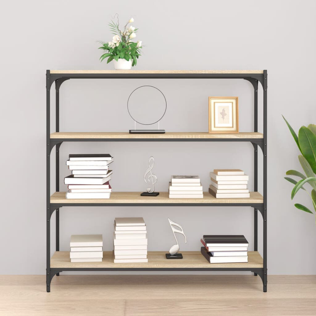 Rio Henschler Bookcase Brown 100cm H x 100cm W x 33cm D