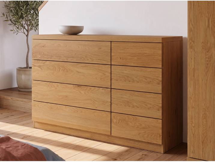 Kommode Eiche „Timon“ 150 cm Massivholz Eiche