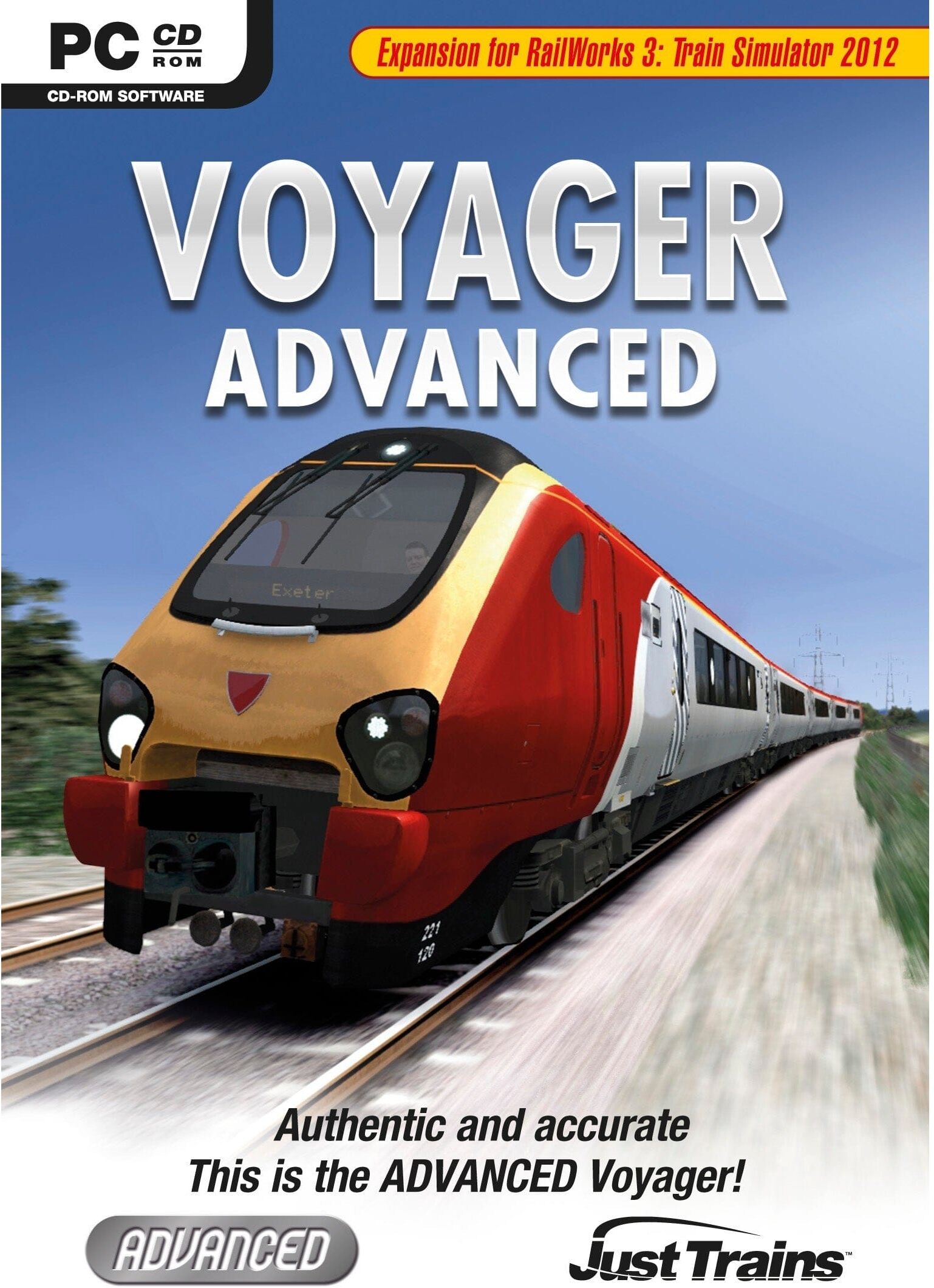 Just Trains Voyager Advanced for RailWorks 3: Train Simulator 2012 PC (Disc) - Train Simulator Expansion with Class 220 and 221 Trains, ActivScript