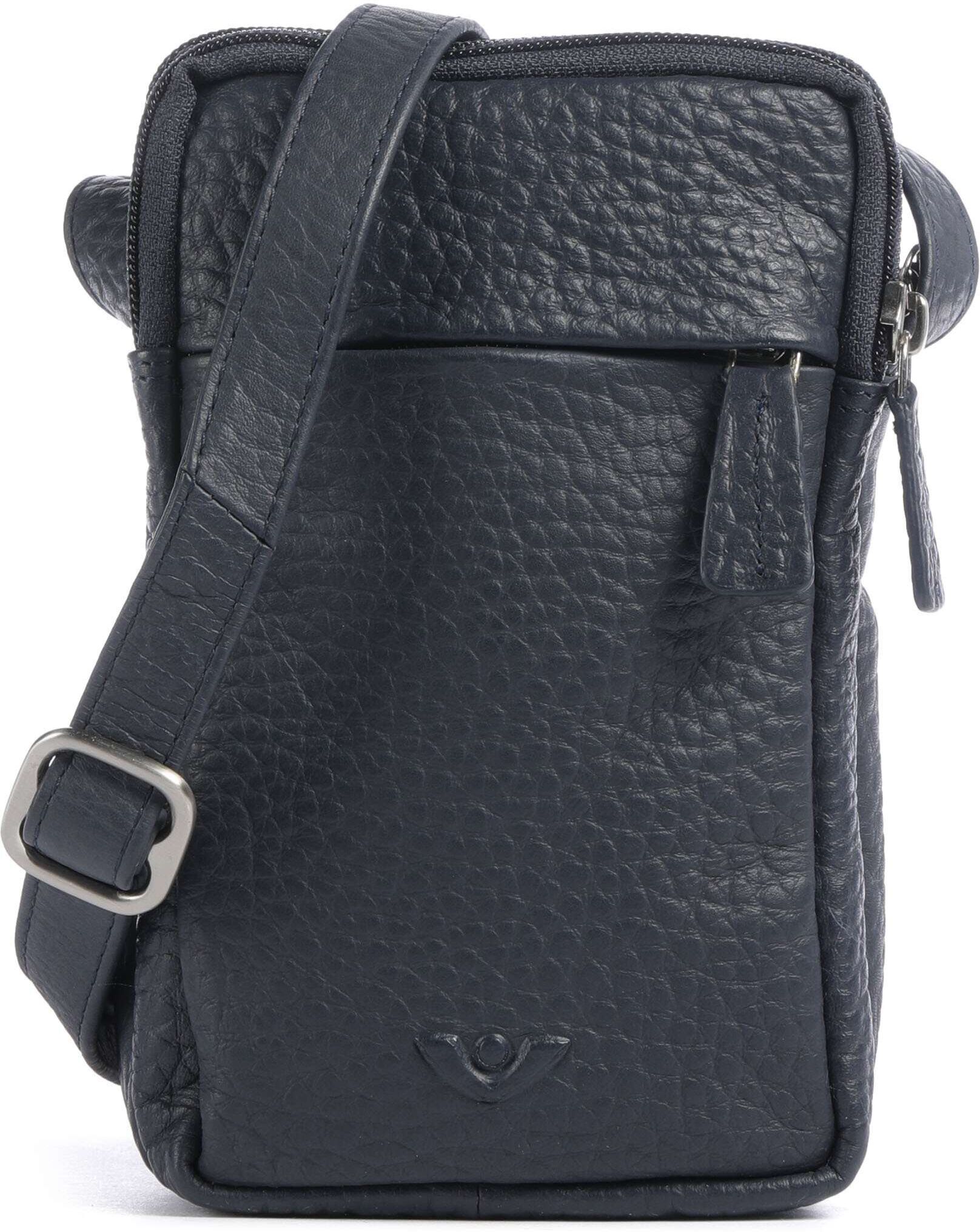 Voi Hirsch Nicole Umhängetasche aus Leder, blau