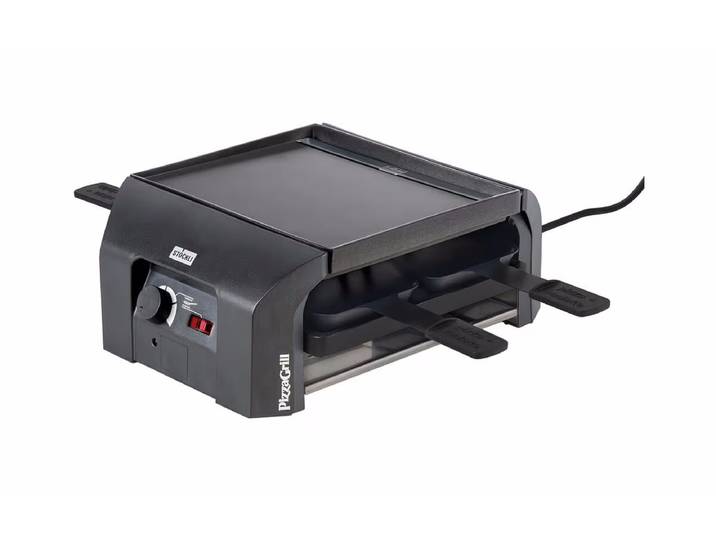 Stöckli Pizzagrill FourFour Raclette- und Pizzagrill – Raclette Ofen/Raclette Grill – anthrazit